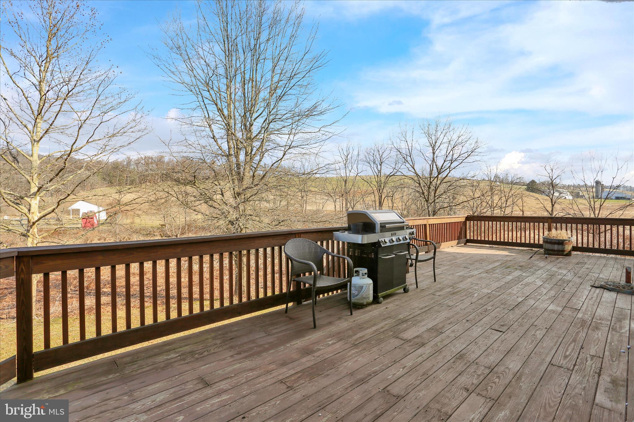 261 Sittler Valley Road Kutztown, PA 19530 - Photo 52 of 62 a view of roof deck with wooden floor and fence