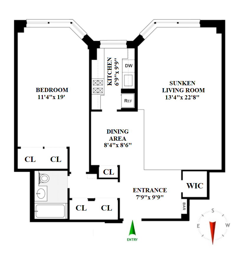 215 East 79th Street, Unit 12B Manhattan, NY 10075 - Photo 11 of 11 a picture of a book and a bed