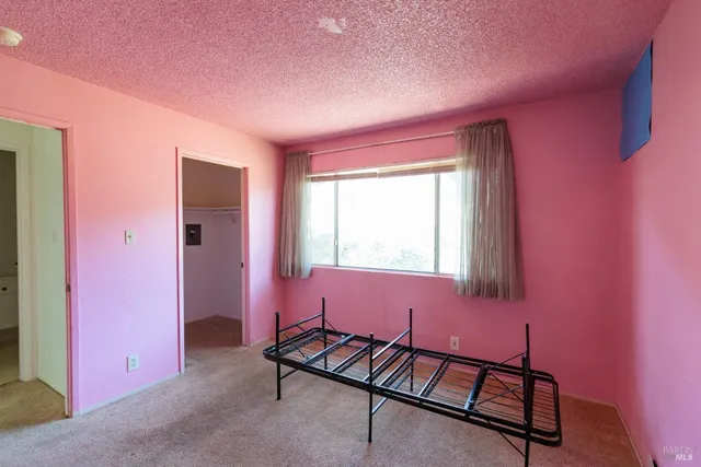 a front view of a house with a window