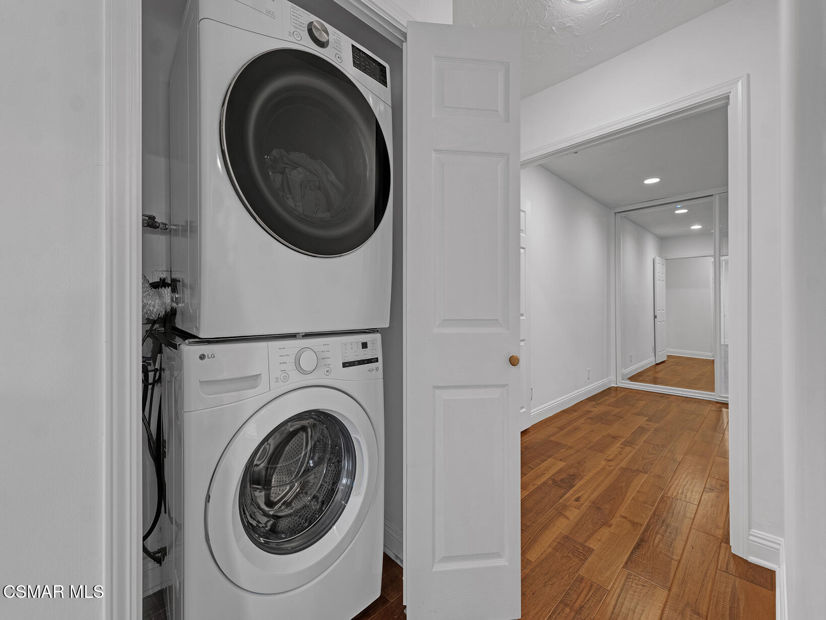 965 Rancho Road Thousand Oaks, CA 91362 - Photo 34 of 54 a view of a hallway with washer and dryer