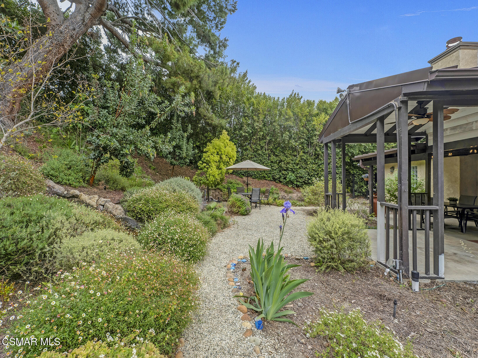 965 Rancho Road Thousand Oaks, CA 91362 - Photo 45 of 54 a view of a garden with patio