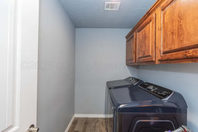 a view of a porch of a house