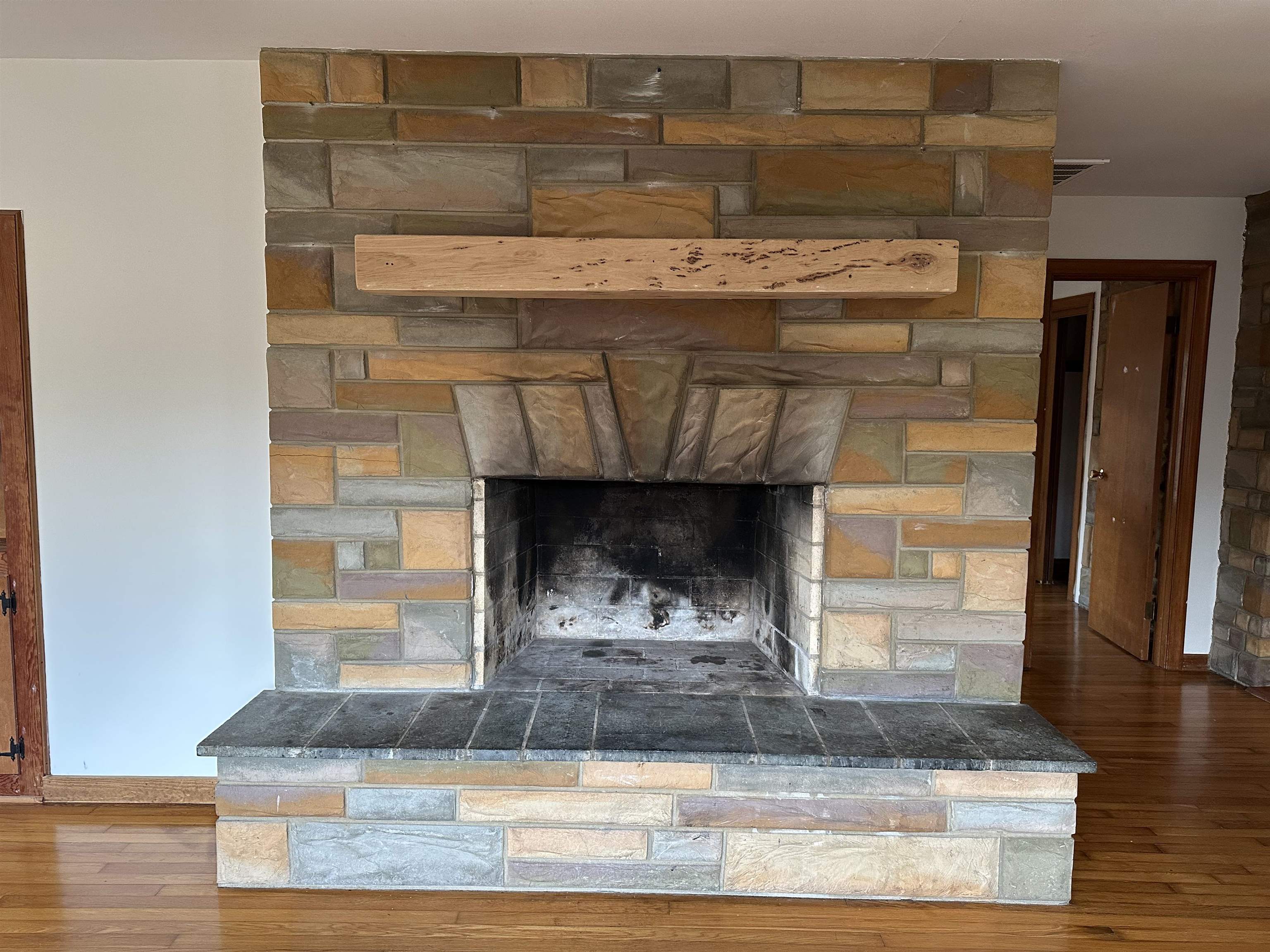 2205 Mt Torrey Road Lyndhurst, VA 22952 - Photo 24 of 43 a view of fireplace and wooden floor