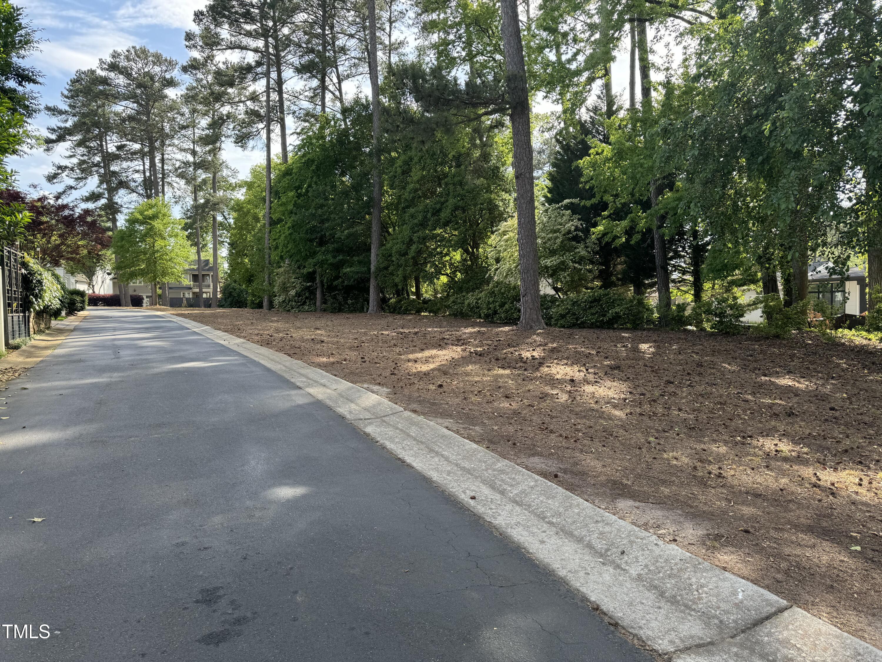 535 Guilford Circle Raleigh, NC 27608 - Photo 30 of 30 a view of a yard with trees in the background