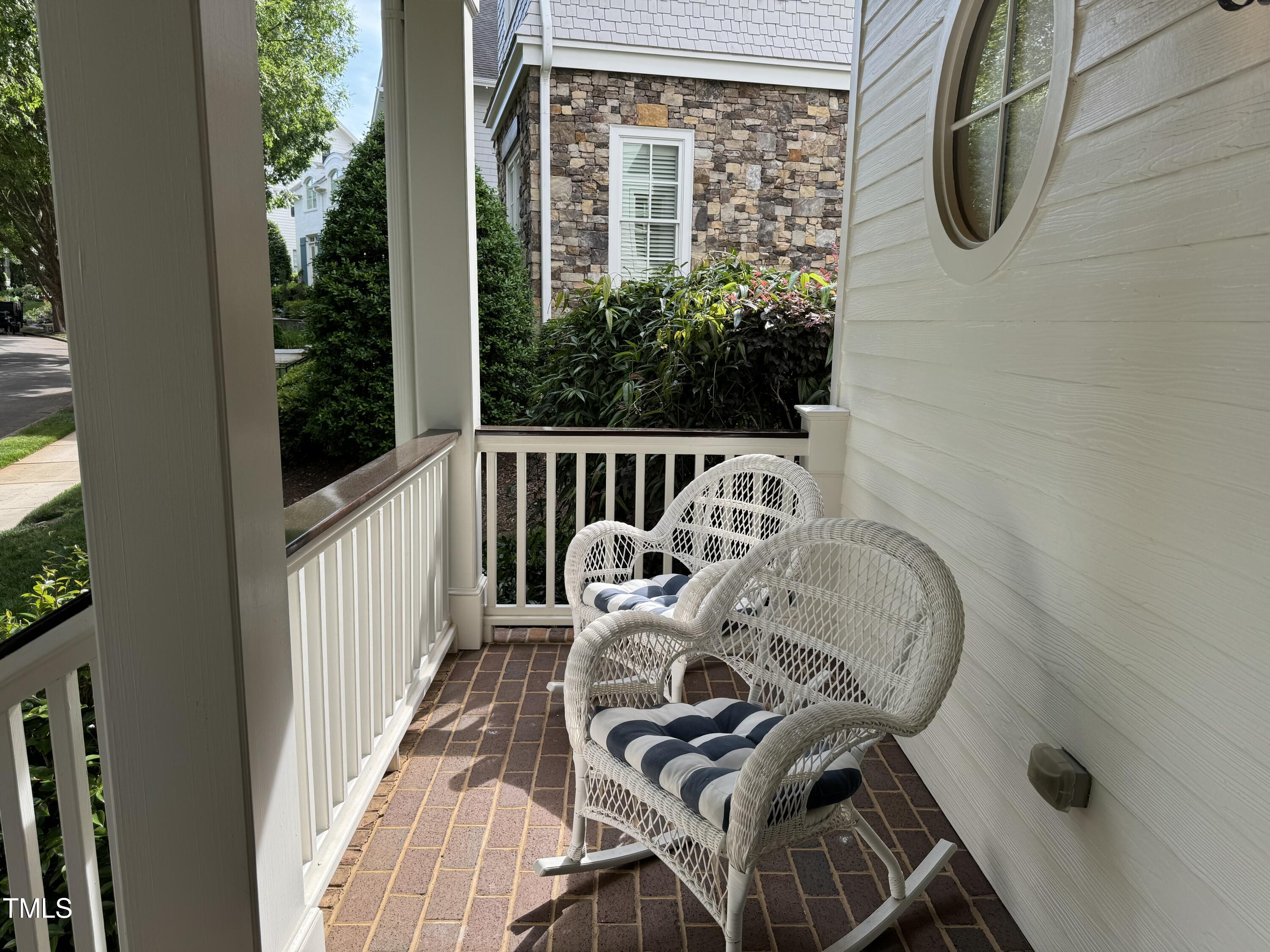 535 Guilford Circle Raleigh, NC 27608 - Photo 3 of 30 a view of balcony with furniture