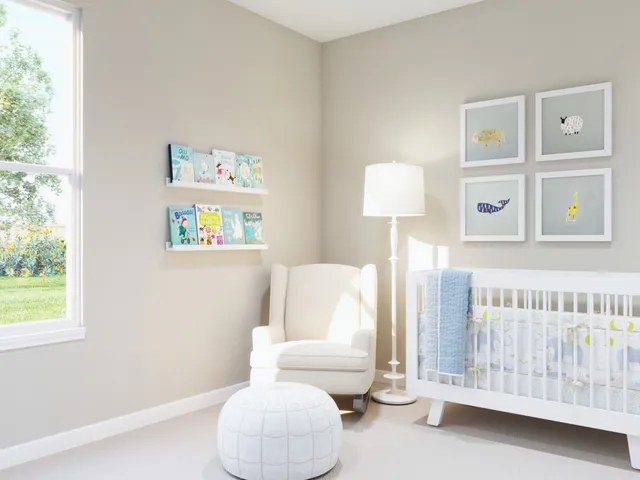 a swimming pool with outdoor seating and outdoor shower