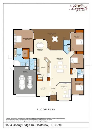 $720,000 | 1584 Cherry Ridge Drive, Lake Mary, FL 32746