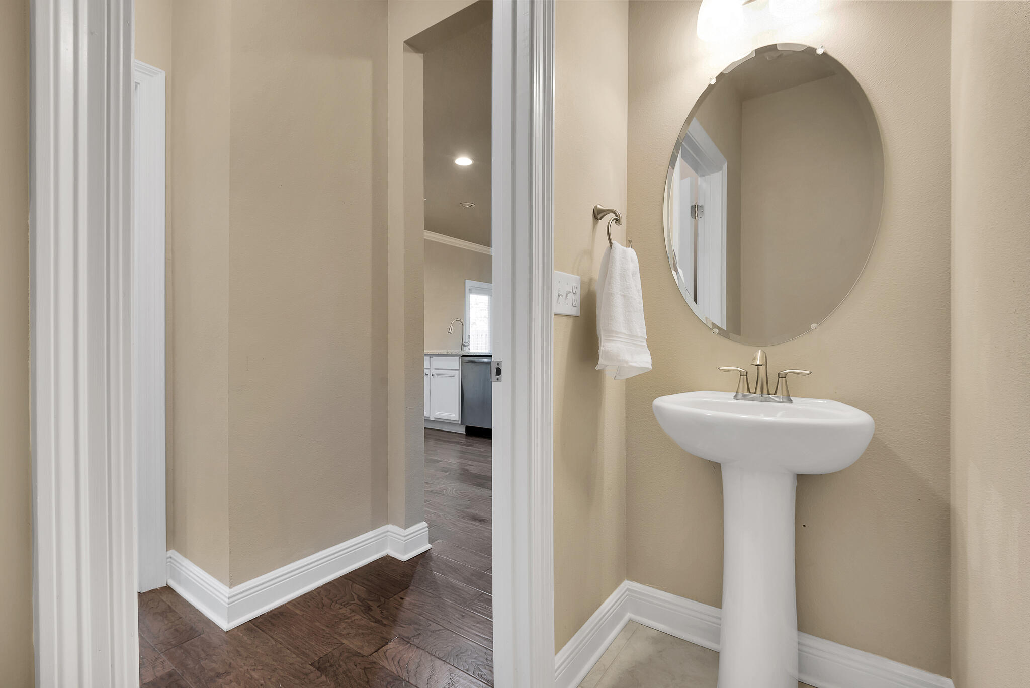 40 Constance Court Santa Rosa Beach, FL 32459 - Photo 23 of 44 a bathroom with a sink and a mirror