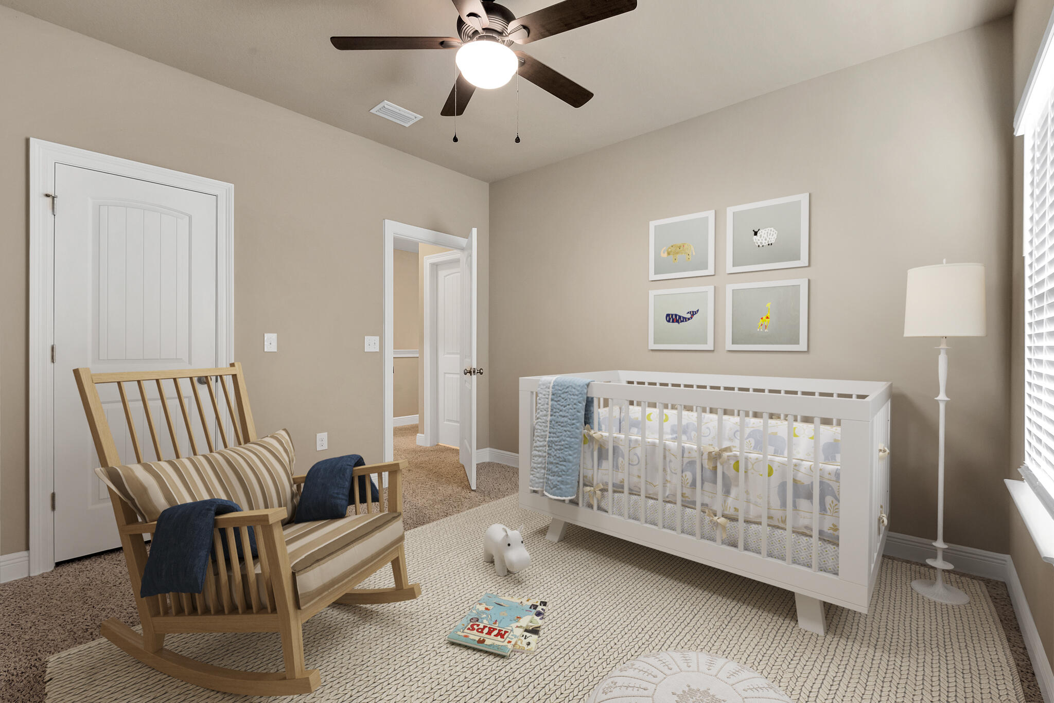 40 Constance Court Santa Rosa Beach, FL 32459 - Photo 31 of 44 a bedroom with a bed and a couch