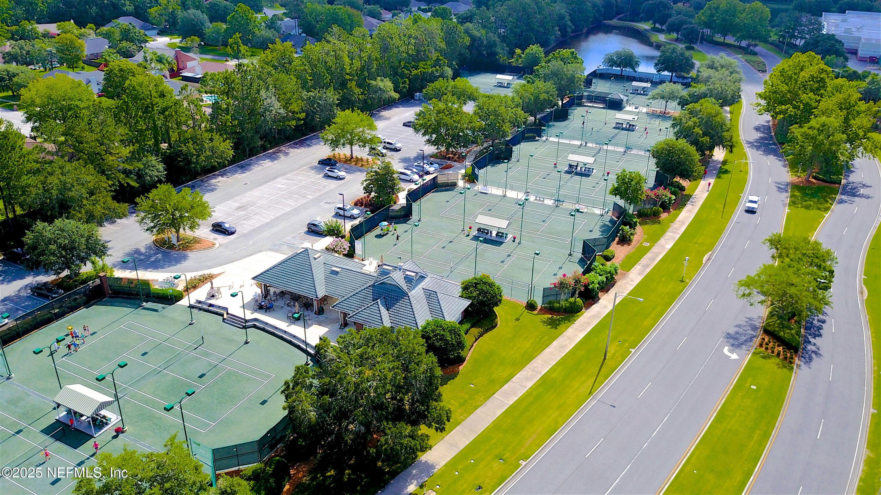 1475 Course View Drive Fleming Island, FL 32003 - Photo 63 of 70 Tennis Aerial