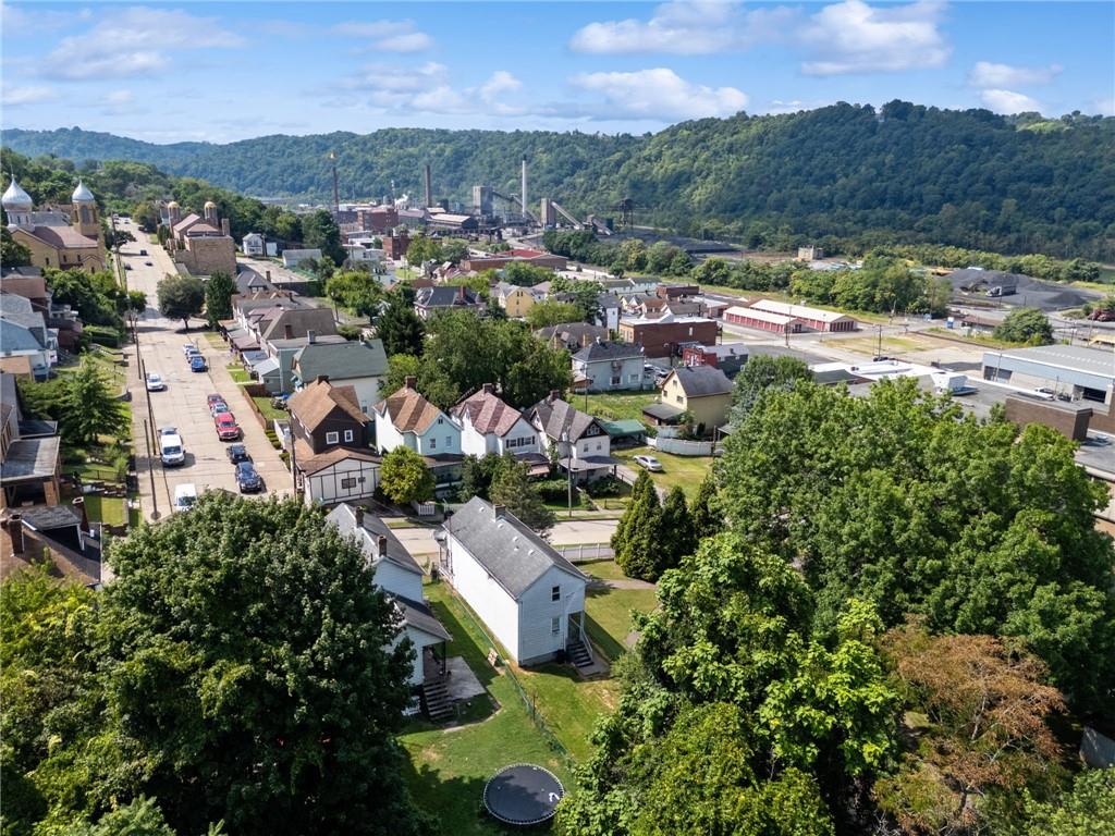 220 Oneida Street Monessen, PA 15062 - Photo 28 of 28 an aerial view of residential house with outdoor space and mountain view
