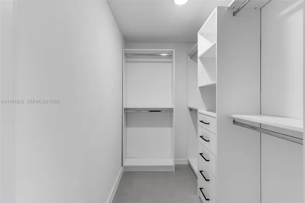 a view of walk in closet