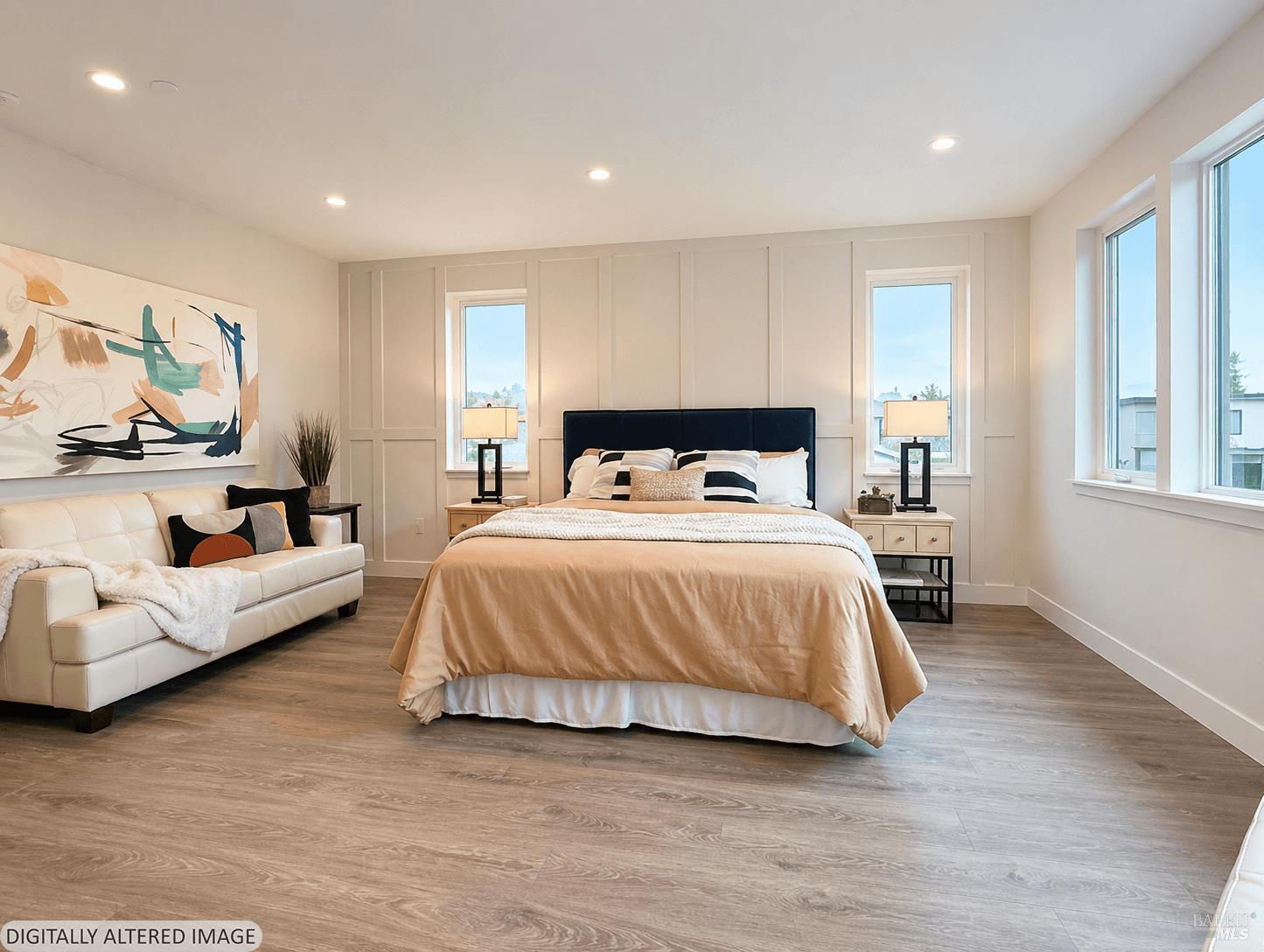 1901 Carlile Place Santa Rosa, CA 95403 - Photo 20 of 29 Now, we arrive at this amazing and oversized upper-level primary oasis! This is a king bed, room for a loveseat and sitting area located to the right behind this photo.