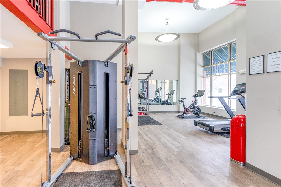 270 Exchange Boulevard, Unit 310 Rochester, NY 14608 - Photo 17 of 23 View of first floor of Corn Hill Landing's fitness
