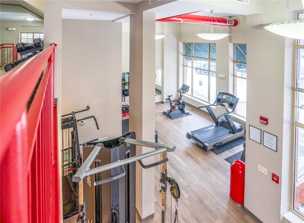 270 Exchange Boulevard, Unit 310 Rochester, NY 14608 - Photo 18 of 23 View of fitness center from second floor workout a