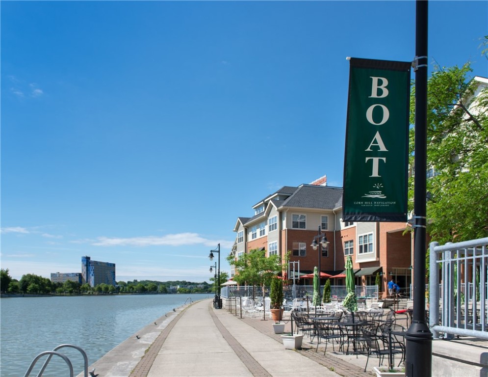 270 Exchange Boulevard, Unit 310 Rochester, NY 14608 - Photo 21 of 23 Exterior view of Corn Hill Landing from the Riverw