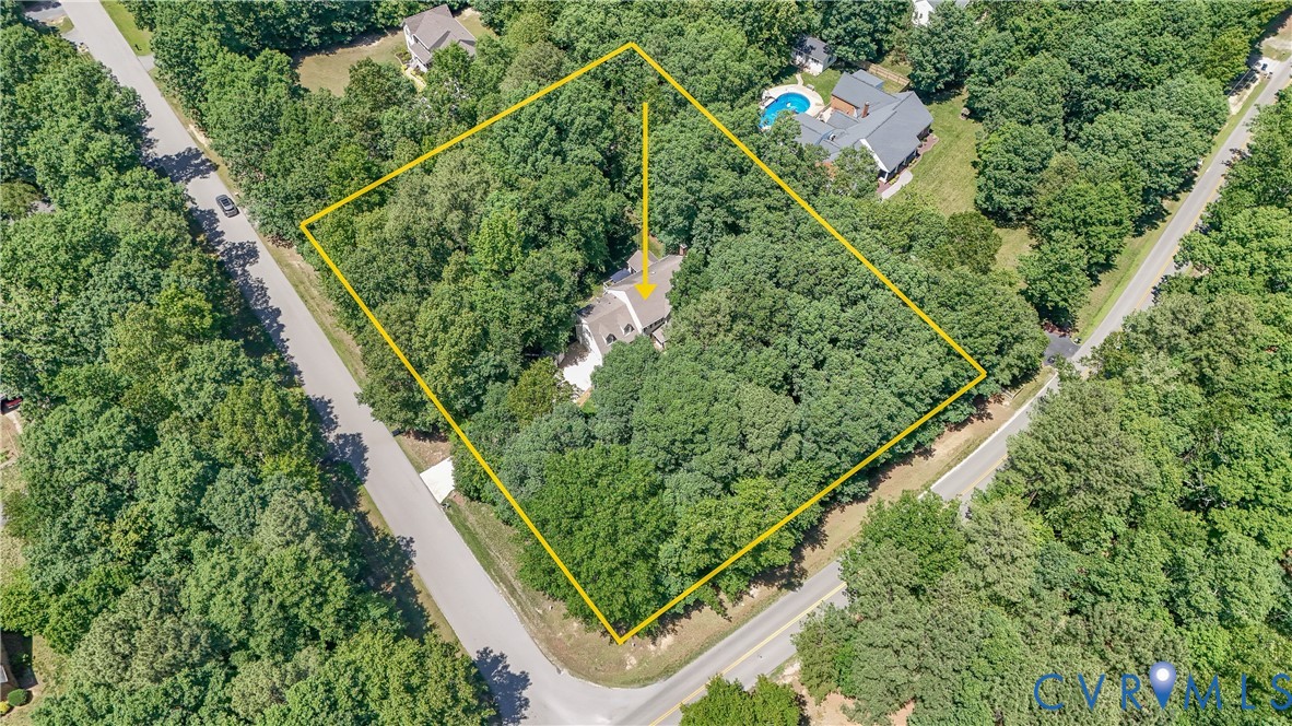 12512 2nd Branch Road Chesterfield, VA 23838 - Photo 52 of 56 an aerial view of a residential houses with outdoor space and street view