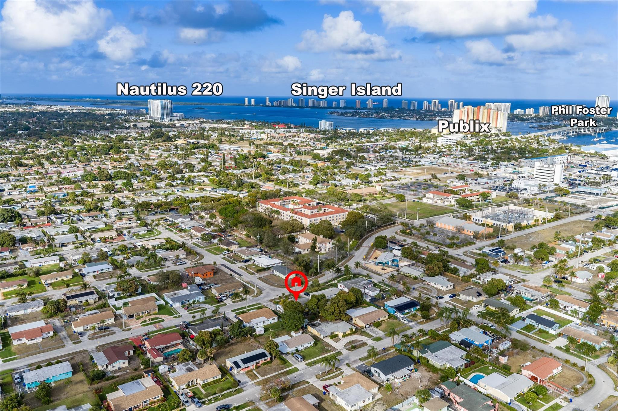 241 West 20th Street Riviera Beach, FL 33404 - Photo 36 of 43 Aerial View