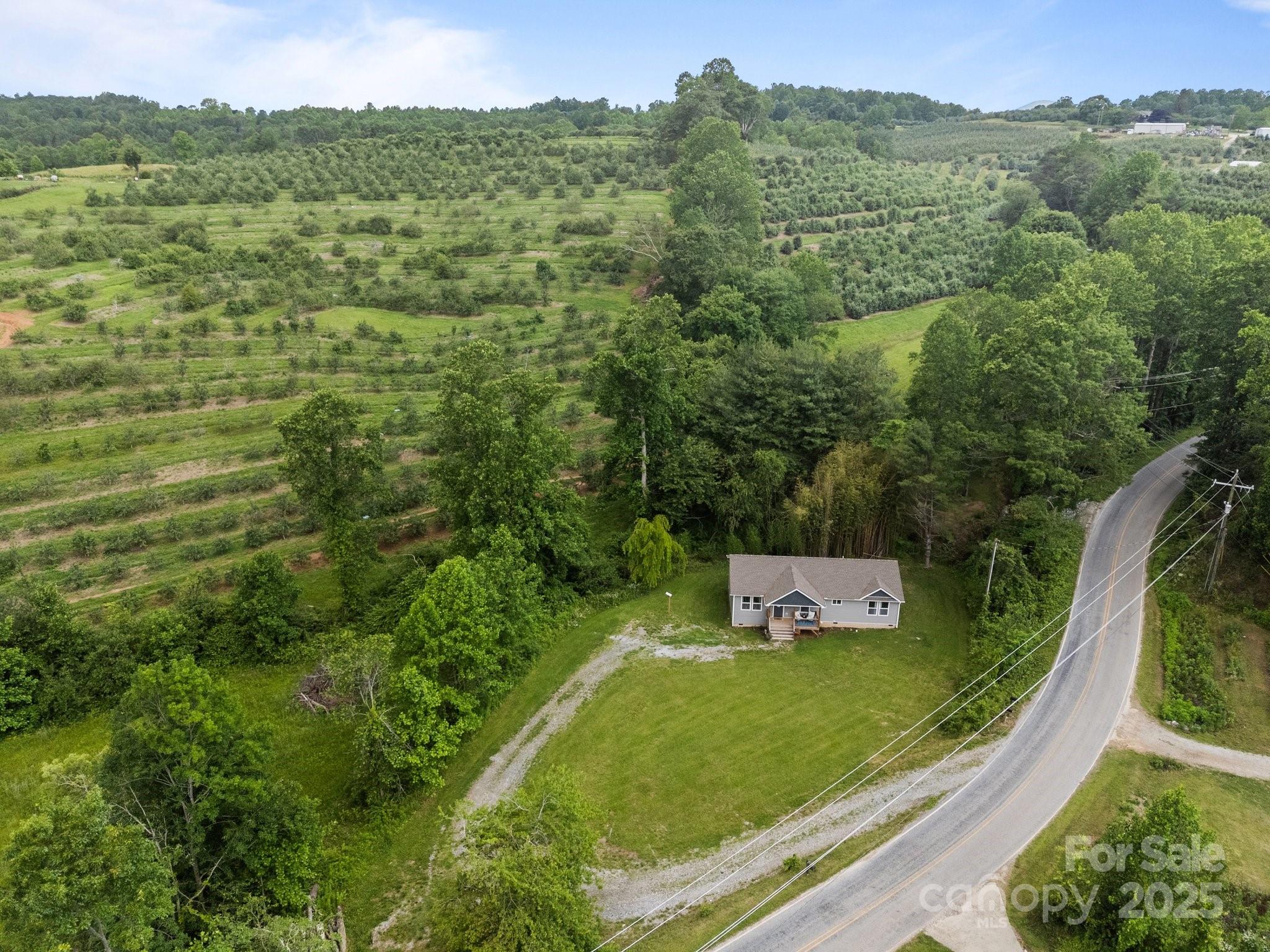 458 Summer Road Hendersonville, NC 28792 - Photo 3 of 29 an aerial view of a house with a garden
