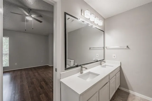a bathroom with a sink and a toilet