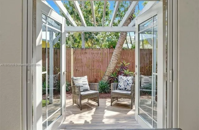 a outdoor view from a balcony