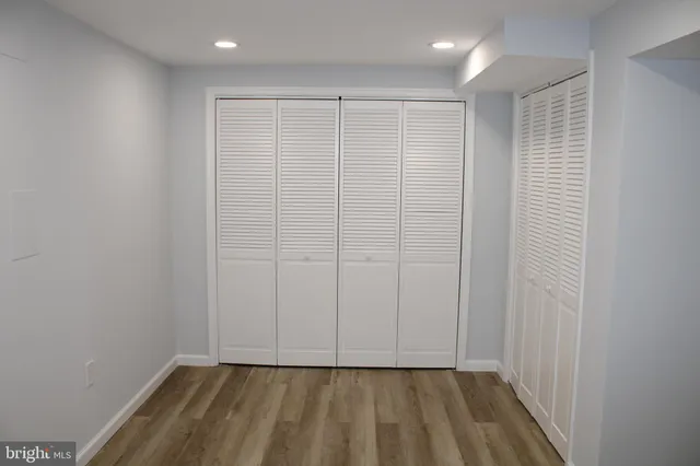 a view of hallway with shower