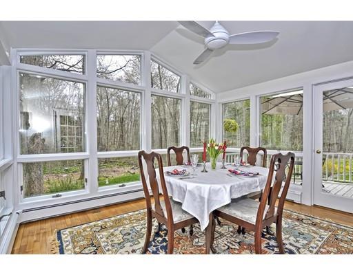 32 Tall Tree Road Sharon, MA 02067 - Photo 8 of 29 a view of a dining room with furniture large windows and wooden floor