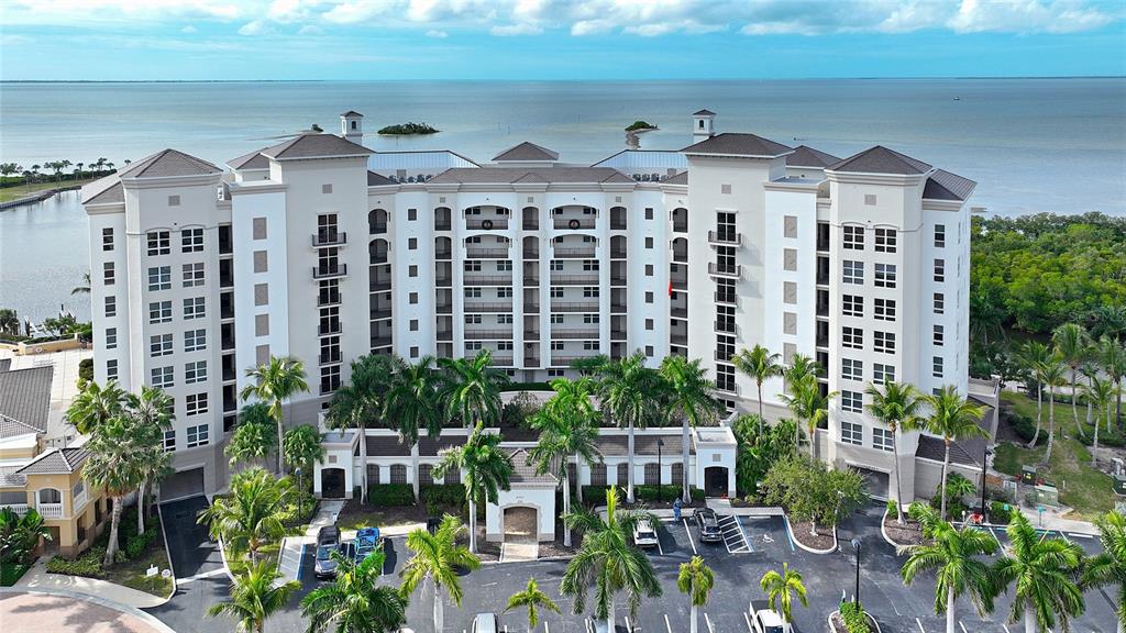 a view of a city with tall buildings