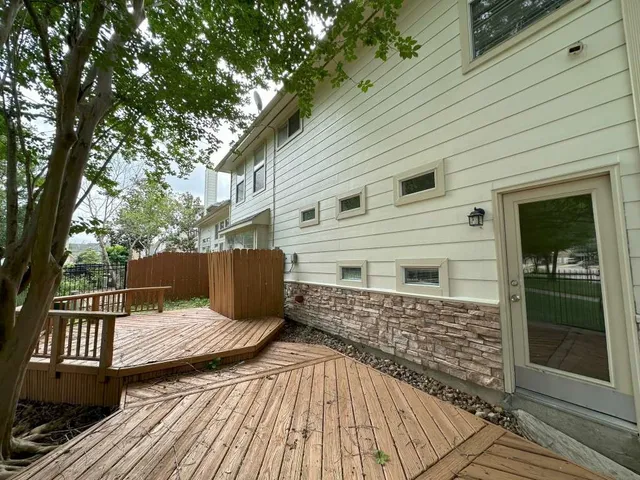 a view of deck with patio