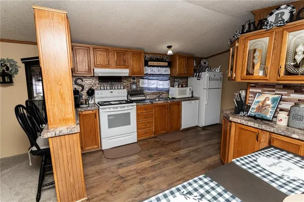 a room with furniture