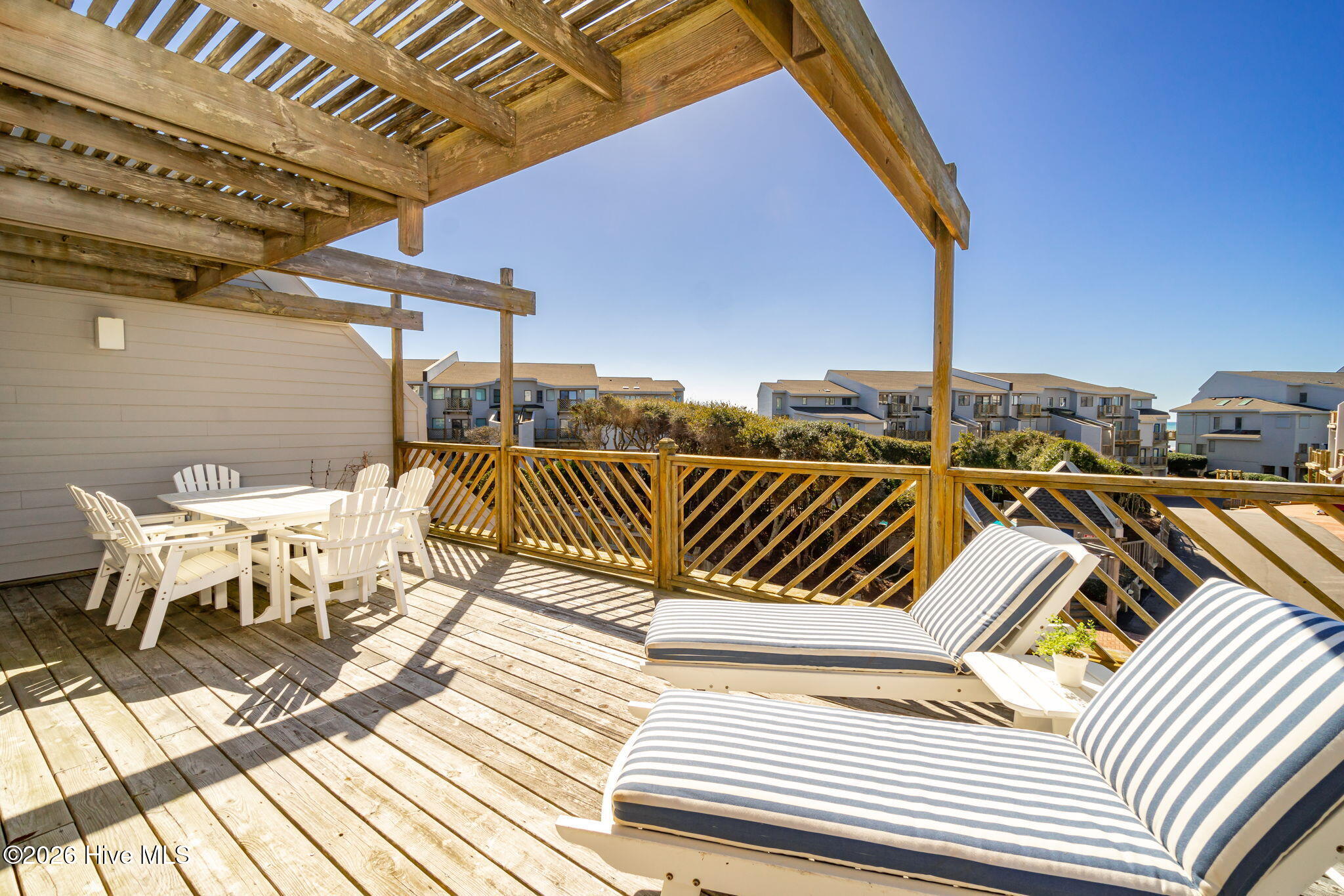 301 Salter Path Road, Unit 2 GENESIS Pine Knoll Shores, NC 28512 - Photo 21 of 54 Rear Deck