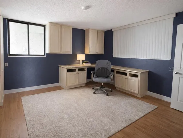 a workspace with a window