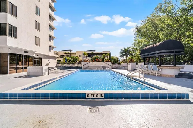 a view of a city with a lake