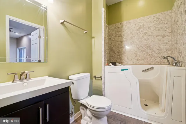 a car parked in front of a building