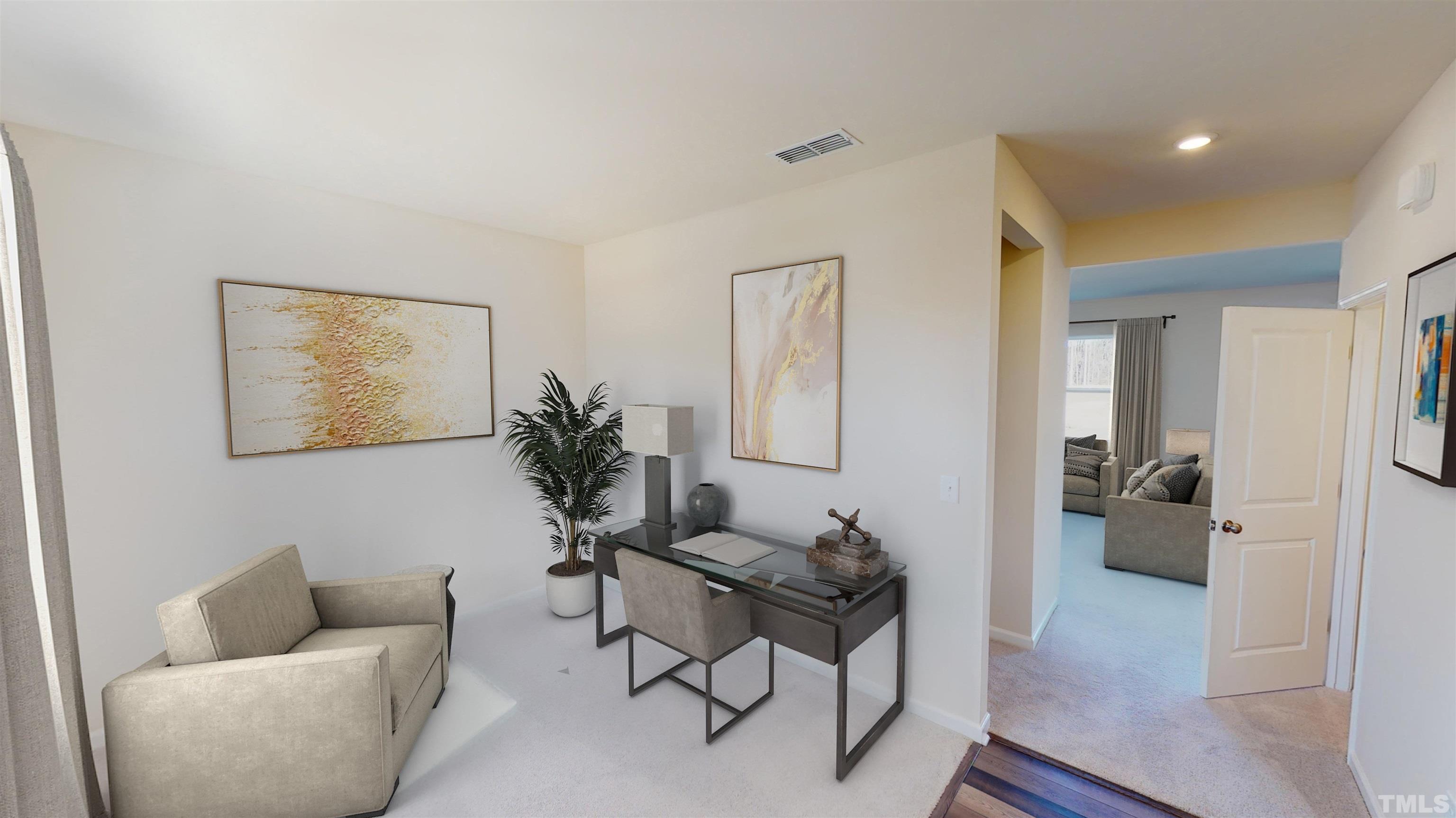 1528 Crested Iris Street Raleigh, NC 27604 - Photo 13 of 24 a living room with furniture