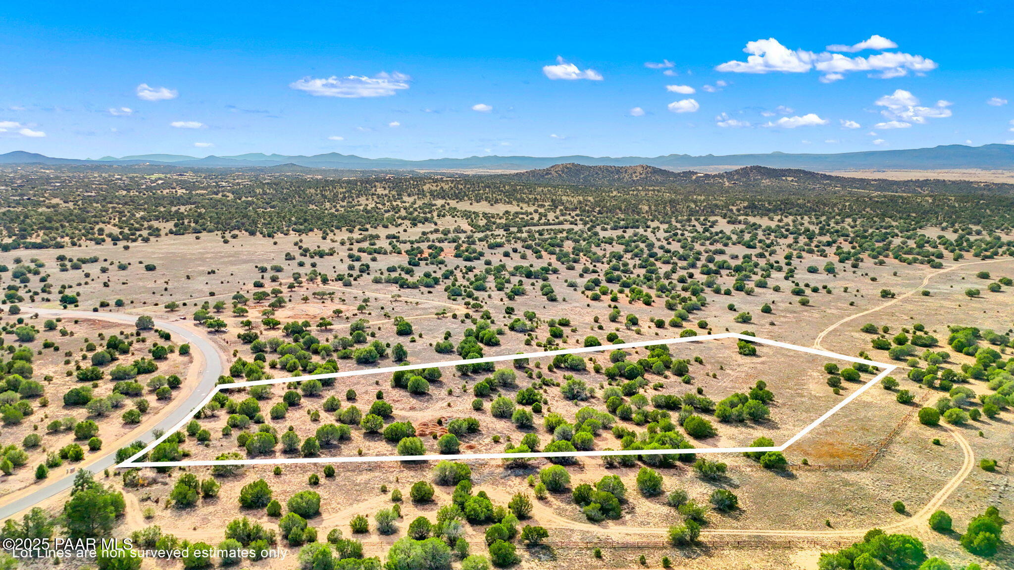 4841 West Sterling Ranch Road Prescott, AZ 86305 - Photo 13 of 39 13-Aerial (7) Lot Lines