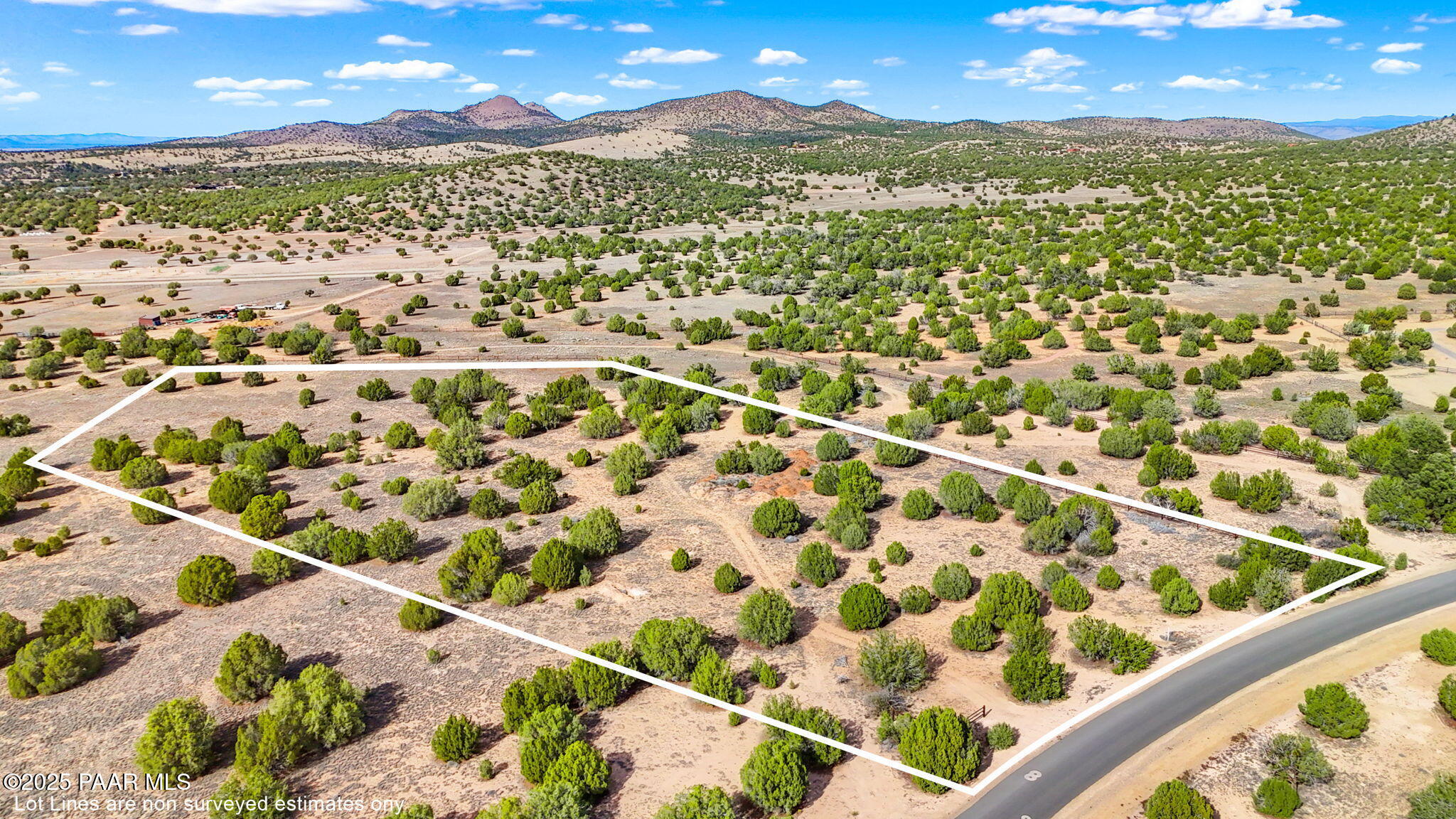 4841 West Sterling Ranch Road Prescott, AZ 86305 - Photo 5 of 39 5-Aerial (3) Lot Lines