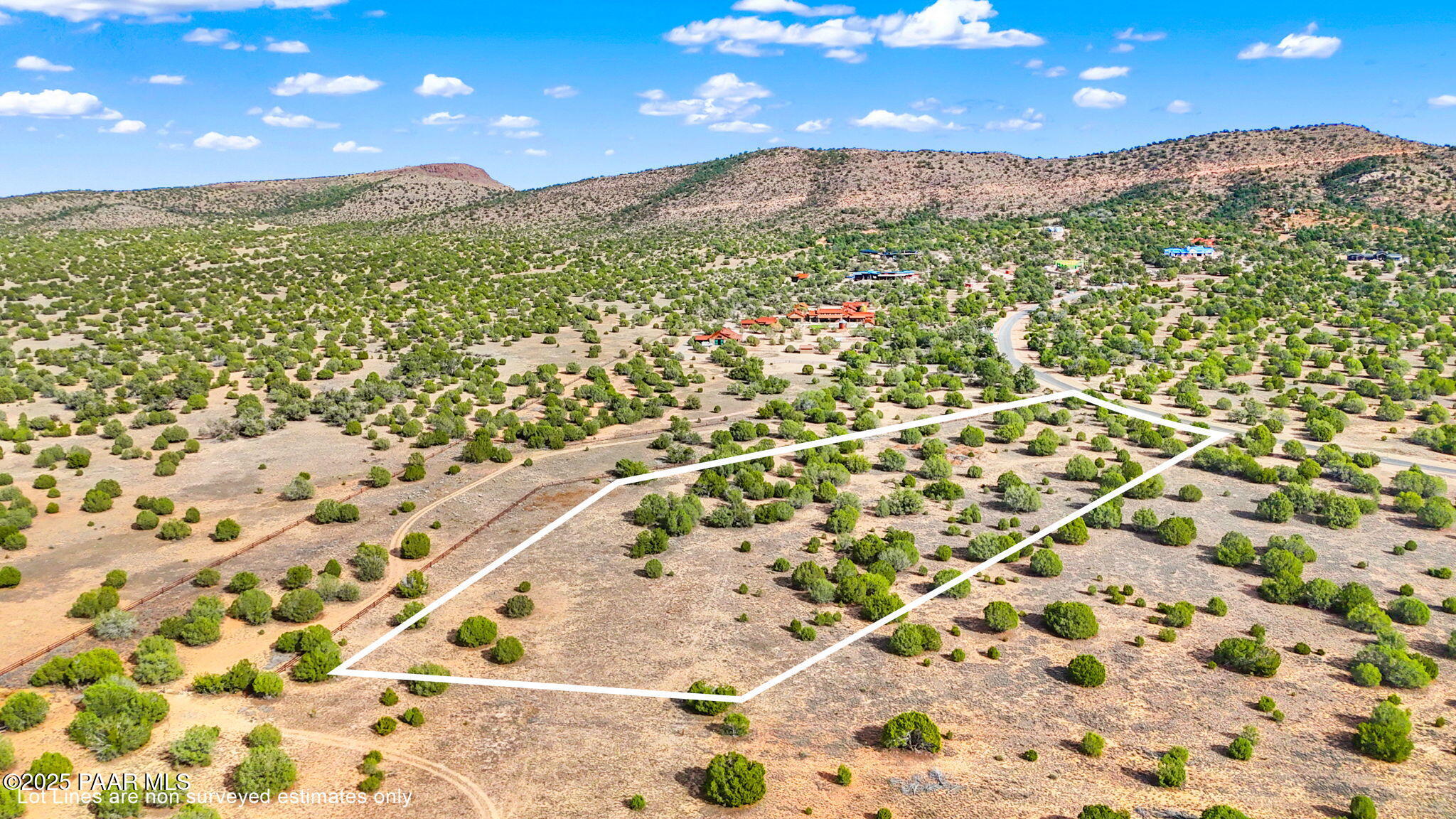 4841 West Sterling Ranch Road Prescott, AZ 86305 - Photo 7 of 39 7-Aerial (4) Lot Lines