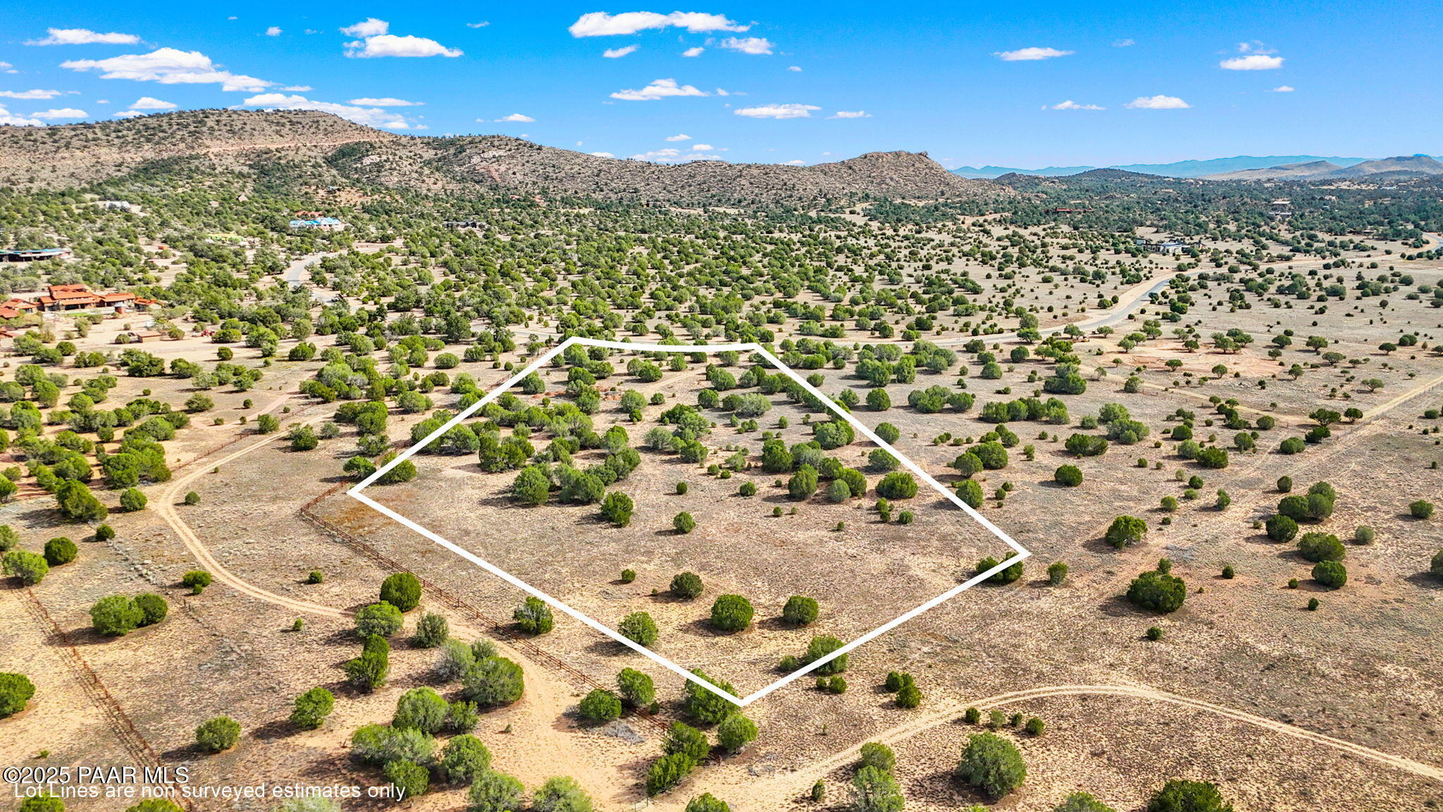 4841 West Sterling Ranch Road Prescott, AZ 86305 - Photo 9 of 39 9-Aerial (5) Lot Lines