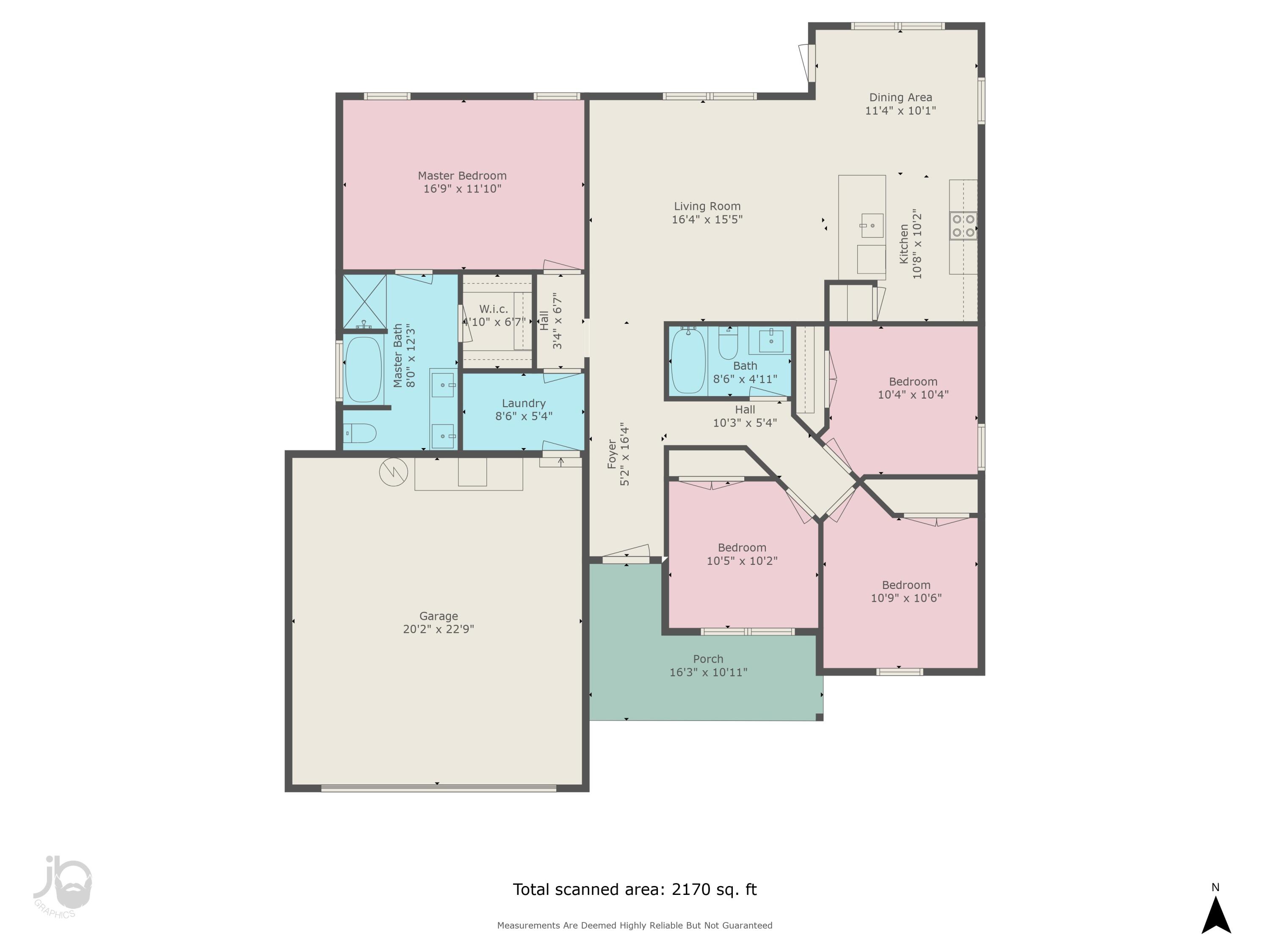 3176 Maple Street Crestview, FL 32539 - Photo 42 of 42 1-Floorplan_1