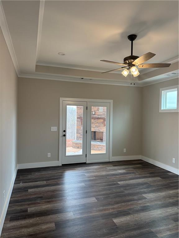 647 Fairview Road Pendergrass, GA 30567 - Photo 20 of 34 a view of an empty room with wooden floor and a window