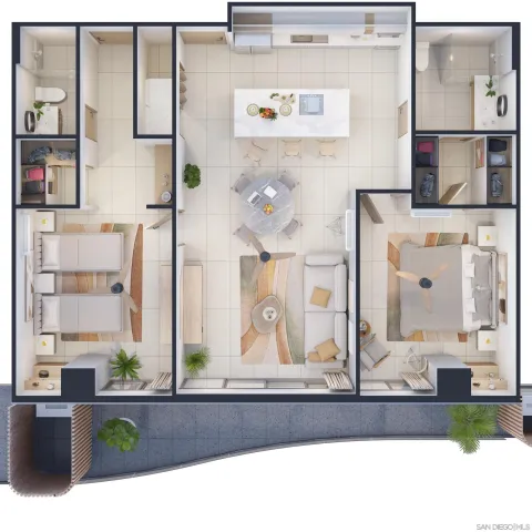 a view of bathroom with a sink and mirror