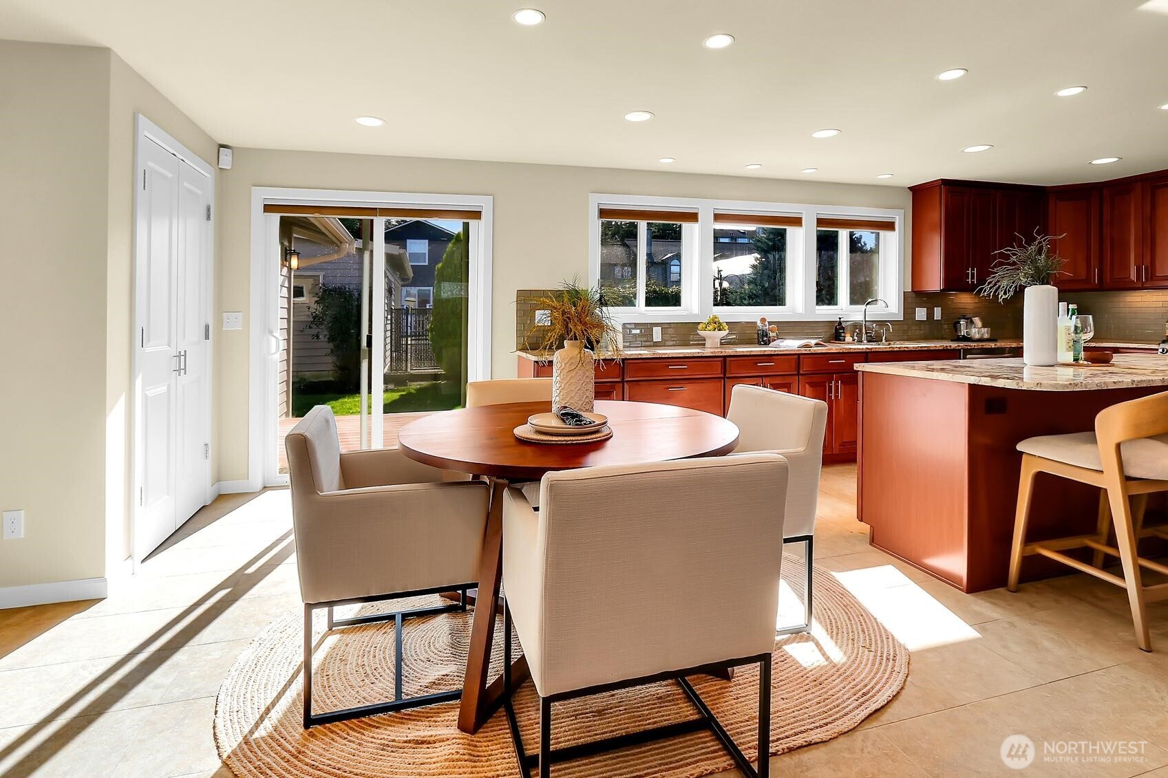 624 Alder Street Edmonds, WA 98020 - Photo 9 of 23 a view of a dining room with furniture window and outside view