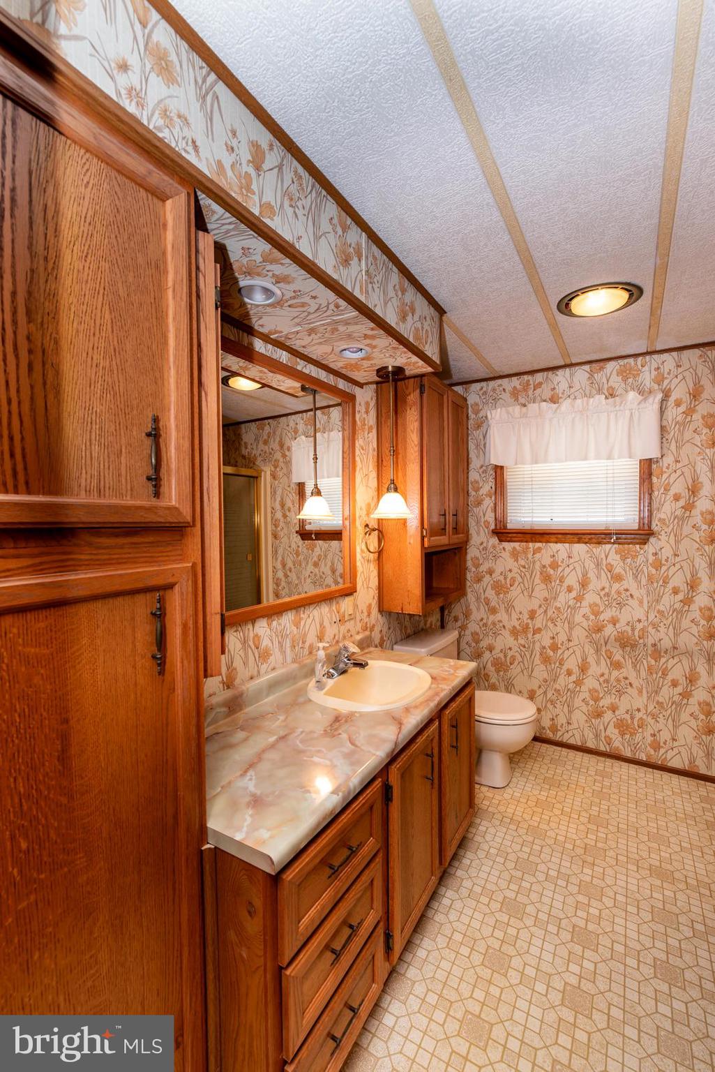 453 Priscilla Lane Buena, NJ 08310 - Photo 25 of 52 a bathroom with a sink a mirror and a shower