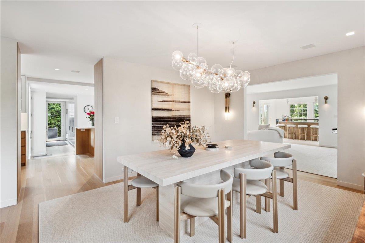 35 Halsted Place Rye, NY 10580 - Photo 13 of 41 a dining room with furniture and chandelier