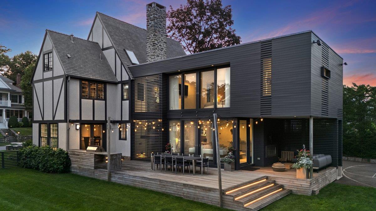 35 Halsted Place Rye, NY 10580 - Photo 34 of 41 a view of outdoor space yard deck patio and fire pit