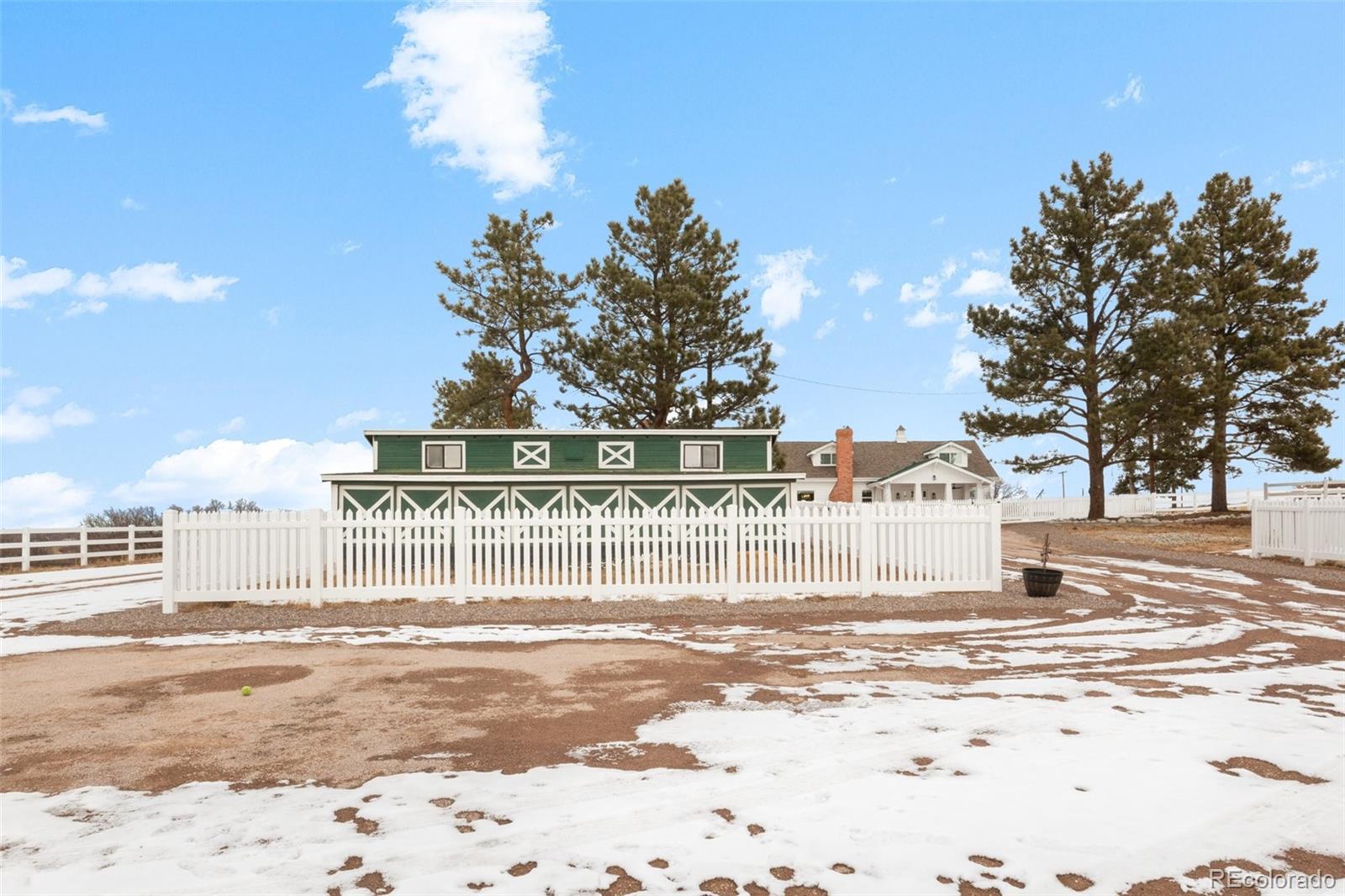 2073 South Perry Park Road Sedalia, CO 80135 - Photo 27 of 40 a view of a house with a street