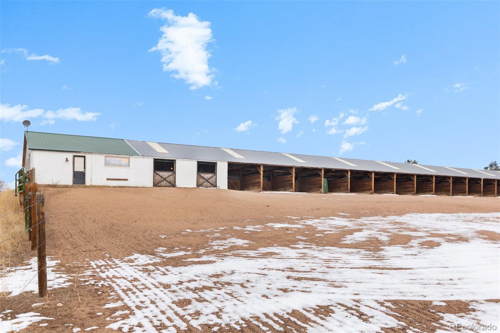 2073 South Perry Park Road Sedalia, CO 80135 - Photo 32 of 40 a view of a house next to a big yard