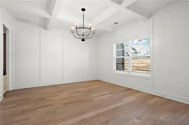 a view of empty room with windows