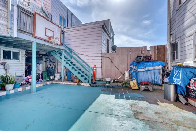 a front view of a building